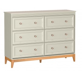 Szeroka 135 cm pojemna komoda z sześcioma...