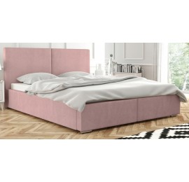 Łóżko modne tapicerowane 120x200 do sypialni BASIC